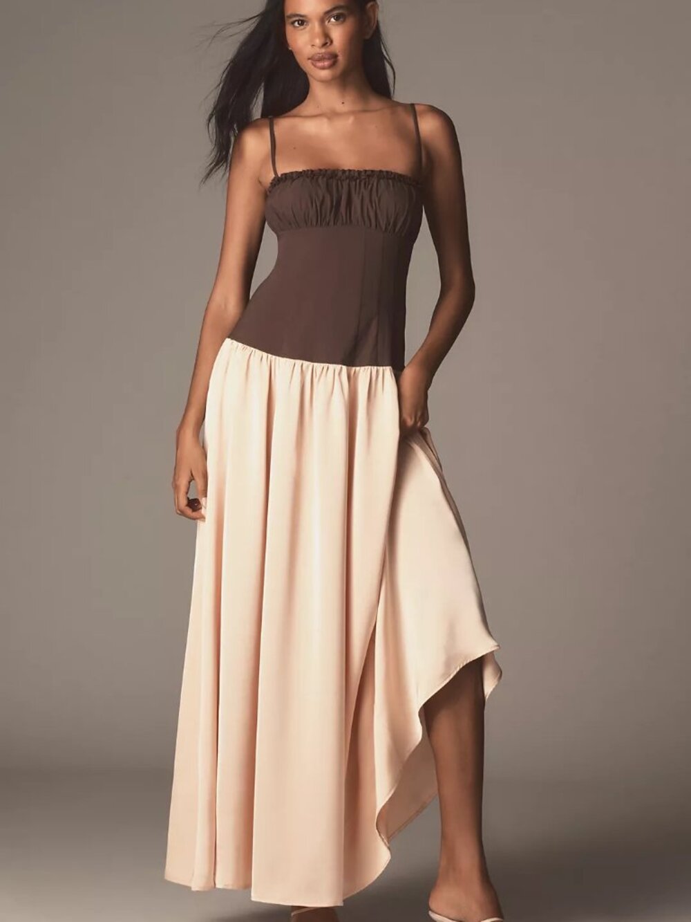 WeWoreWhat Ruffle Corset Maxi Dress NWT!